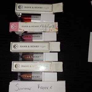 Matte and gloss lippies